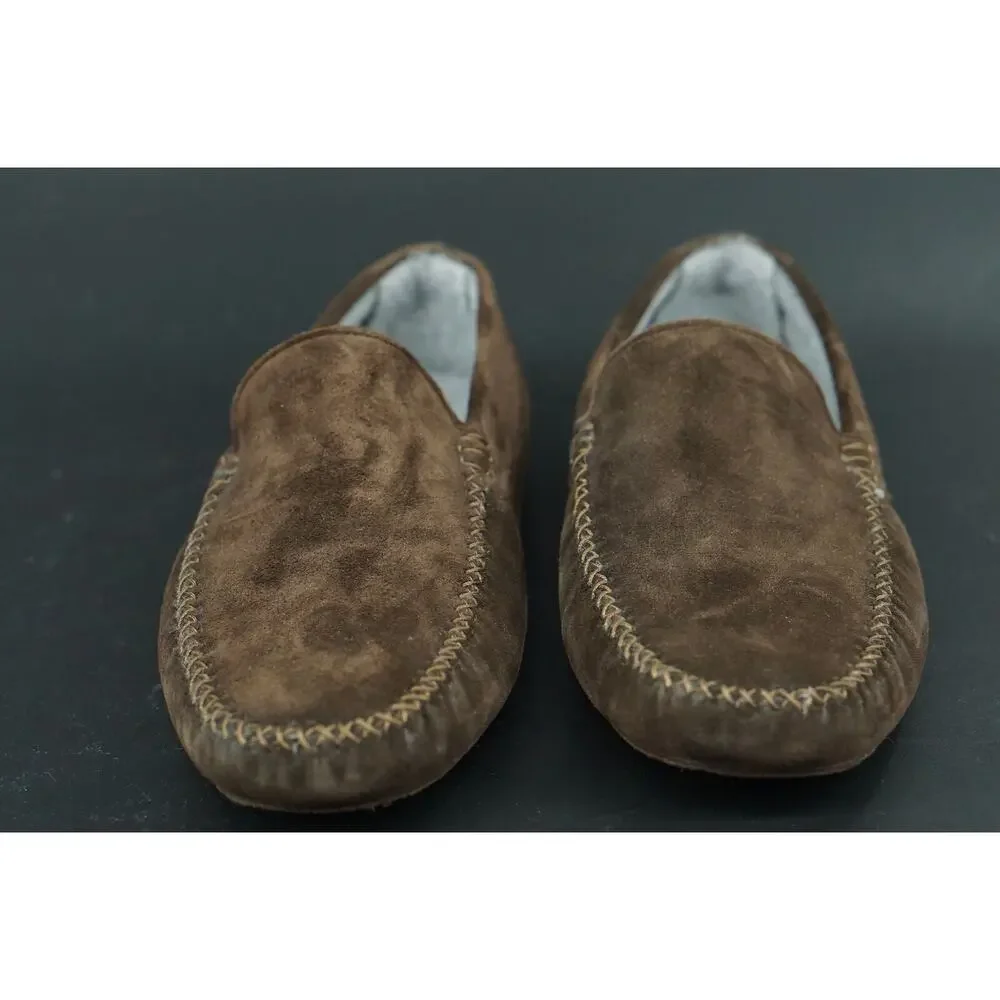 To Boot New York Oreilly Black suede Moccasin loafers SZ 8.5 Men House Slipper